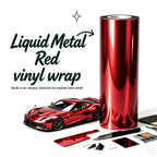 PBEE Liquid Metal Red vinyl wrap