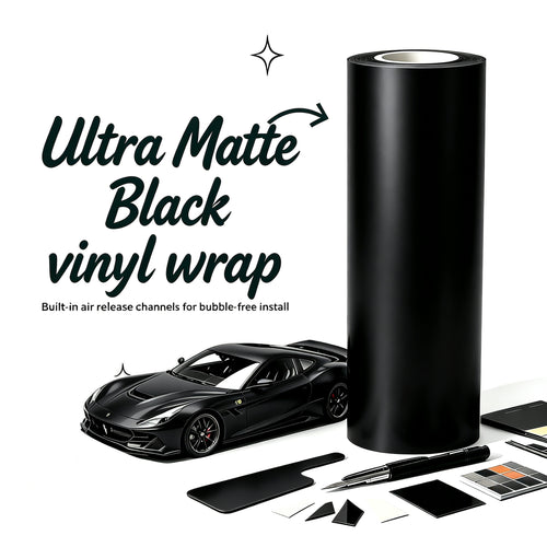 PBEE Black Matte Vinyl Wrap